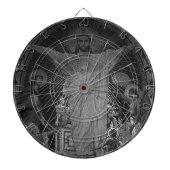 Parijs Main mosaic Sacred Heart jesus Dartbord (Voorkant)