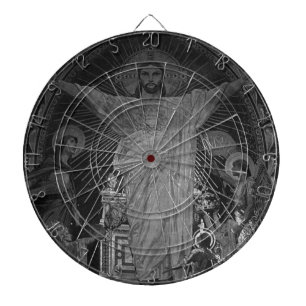 Parijs Main mosaic Sacred Heart jesus Dartbord