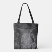  Parijs Main mosaic Sacred Heart jesus Tote Bag (Achterkant)