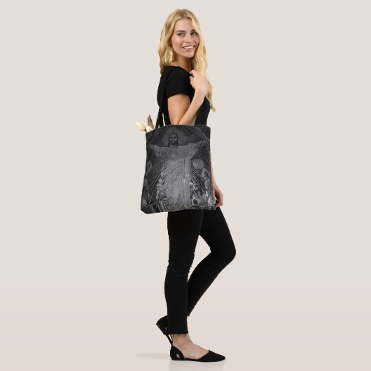  Parijs Main mosaic Sacred Heart jesus Tote Bag (Op model)