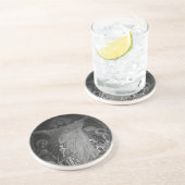 Parijs Main mosaic Sacred Heart jesus Zandsteen Onderzetter (Zijkant)