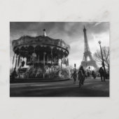 Parijs manège briefkaart (Voorkant)