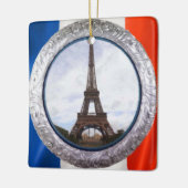Parijs Medallion Keramisch Ornament (Links)