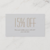  parijs meisje haarstylist make-up artiest visitekaartje (Achterkant)