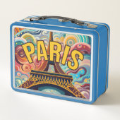 Parijs met Cool Grafisch en Eiffeltoren (Achterkant)