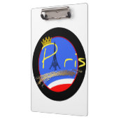 Parijs met Crown Custom Clipboard Klembord (Links)