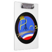 Parijs met Crown Custom Clipboard Klembord (Rechts)