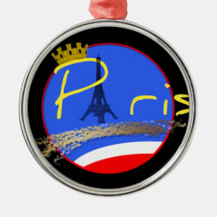 Parijs met Crown Ornament