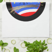 Parijs met de Crown Eiffel Tower Kitchen Towel Theedoek (Gevouwen)