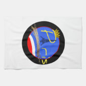 Parijs met de Crown Eiffel Tower Kitchen Towel Theedoek (Horizontaal)