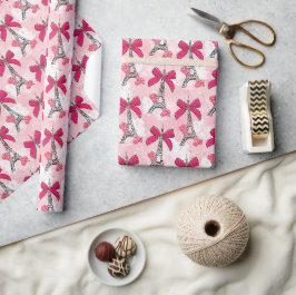 Parijs Met Een Strik Cadeaupapier