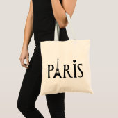 Parijs met Eiffeltoren en liefde Tote Bag (Voorkant (product))
