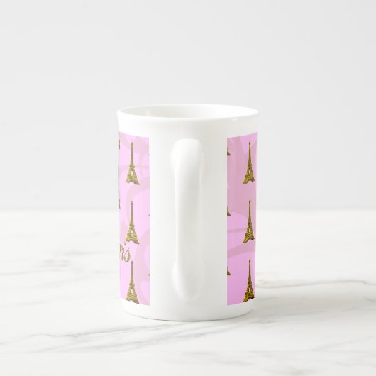 Parijs met Eiffeltoren Porselein Kop (Achterkant)