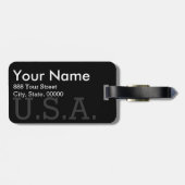 Parijs met het Bagagelabel van de Eiffeltoren (Achterkant horizontaal)