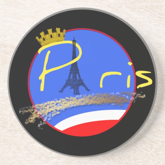 Parijs met het Onderzetter van de Ronde van de Eif (Voorkant)