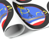 Parijs met kweekpapier cadeaupapier (Rol Hoek)