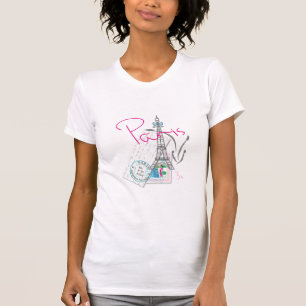 "Parijs met liefde, Eiffeltoren" Frans T-shirt