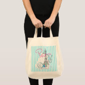 Parijs met liefde en Eiffeltoren Tote Bag (Voorkant (product))