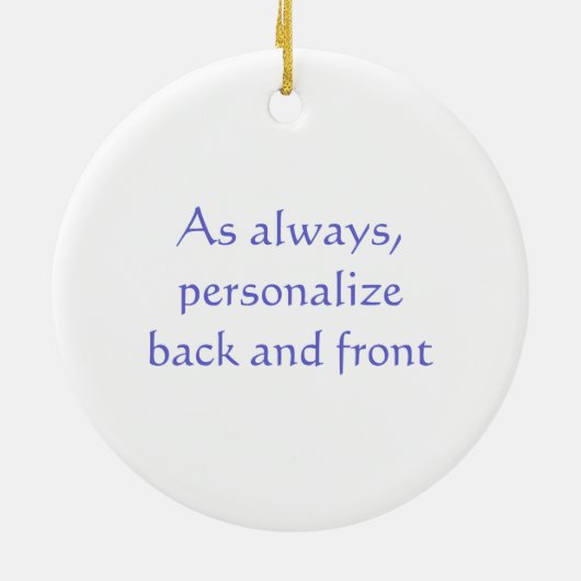 Parijs met scrollen keramisch ornament (Achterkant)