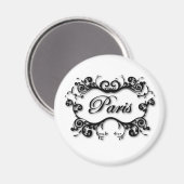 Parijs met scrollen magneet (Voorkant / Achterkant)