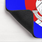 Parijs met Shield, Frankrijk Muismat (Hoek)