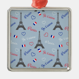 Parijs Metalen Ornament