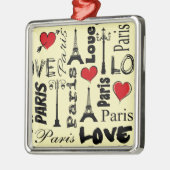 Parijs Metalen Ornament (Links)