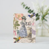  Parijs Mode Collage Oh La La La La La! Briefkaart (Staand voorkant)