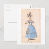 Parijs Mode Design 1830 Briefkaart (Voorkant / Achterkant)
