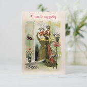 Parijs Modes ~ Uitnodigingen / RSVP #18 (Staand voorkant)