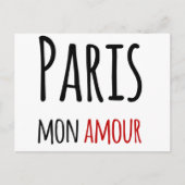 Parijs, mon amour briefkaart (Voorkant)