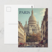 Parijs Montmartre Briefkaart (Voorkant / Achterkant)
