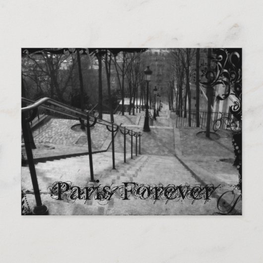 Parijs - Montmartre Briefkaart (Voorkant)