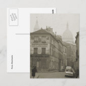 Parijs, Montmatre Briefkaart (Voorkant / Achterkant)