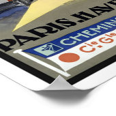 Parijs naar New York Poster (Hoek)