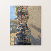 Parijs-Nice Fietsers Auxerre Yonne Frankrijk 1933 Legpuzzel (Verticaal)