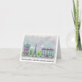 Parijs Notecard Kaart (Voorkant)