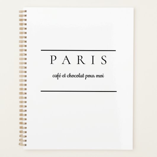 Parijs Notitieboek (Voorkant)
