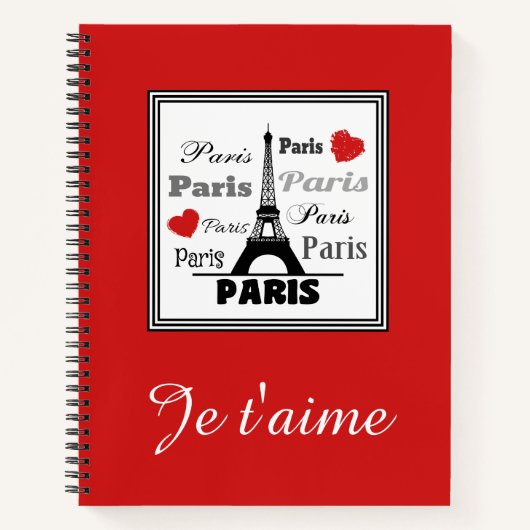 Parijs Notitieboek (Voorkant)