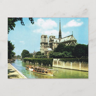 Parijs, Notre Dame, Bateau Mouche Briefkaart