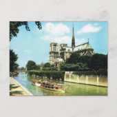  Parijs, Notre Dame, Bateau Mouche Briefkaart (Voorkant)