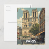 Parijs Notre Dame Briefkaart (Voorkant / Achterkant)