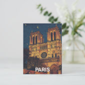 Parijs Notre Dame Briefkaart (Staand voorkant)