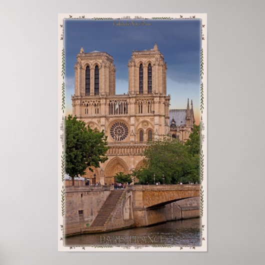 Parijs - Notre Dame Poster (Voorkant)