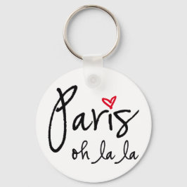 Parijs oh la la sleutelhanger