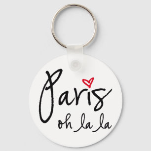 Parijs oh la la sleutelhanger