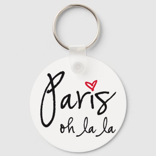 Parijs oh la la sleutelhanger (Voorkant)