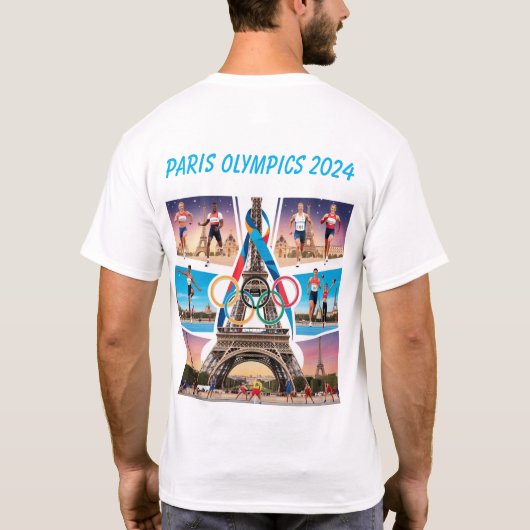 Parijs Olympische Spelen 2024: een viering van wer T-shirt (Achterkant)