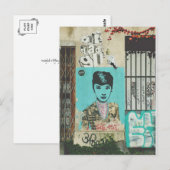 Parijs: ontbijt bij tiffany alstublieft? briefkaart (Voorkant / Achterkant)