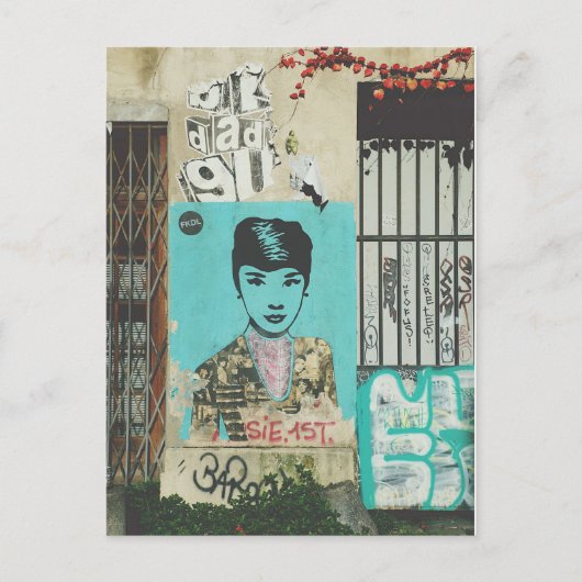 Parijs: ontbijt bij tiffany alstublieft? briefkaart (Voorkant)